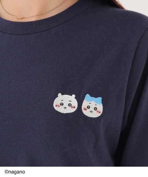 Honeys（ハニーズ）の「ちいかわ／Ｔシャツ（Tシャツ/カットソー・キッズ・ブラック/杢グレー/ネイビー・150cm/L/M/S）」の3枚目の写真