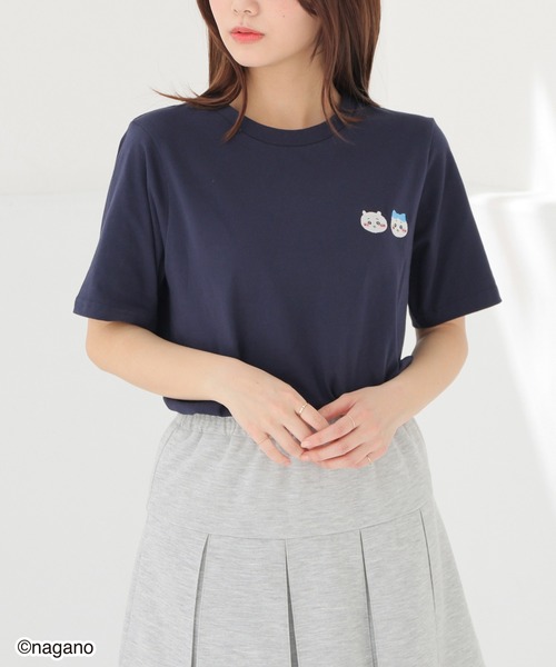 Honeys（ハニーズ）の「ちいかわ／Ｔシャツ（Tシャツ/カットソー・キッズ・ブラック/杢グレー/ネイビー・150cm/L/M/S）」の11枚目の写真