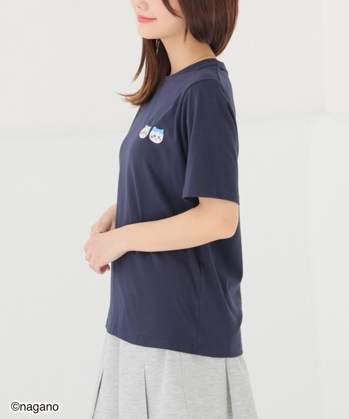 Honeys（ハニーズ）の「ちいかわ／Ｔシャツ（Tシャツ/カットソー・キッズ・ブラック/杢グレー/ネイビー・150cm/L/M/S）」の13枚目の写真