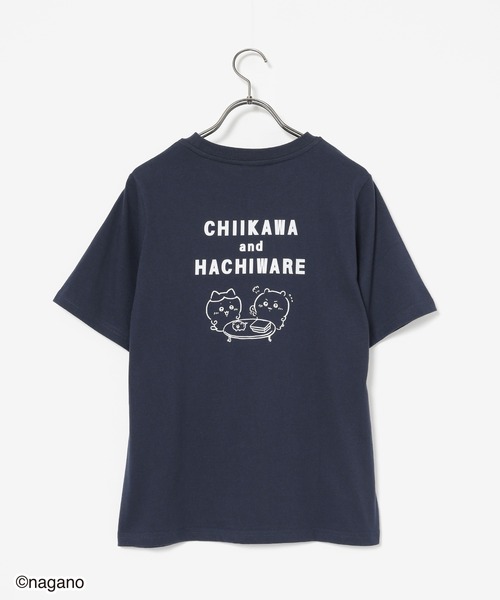 Honeys（ハニーズ）の「ちいかわ／Ｔシャツ（Tシャツ/カットソー・キッズ・ブラック/杢グレー/ネイビー・150cm/L/M/S）」の16枚目の写真