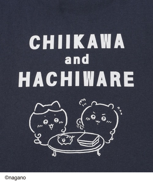 Honeys（ハニーズ）の「ちいかわ／Ｔシャツ（Tシャツ/カットソー・キッズ・ブラック/杢グレー/ネイビー・150cm/L/M/S）」の18枚目の写真