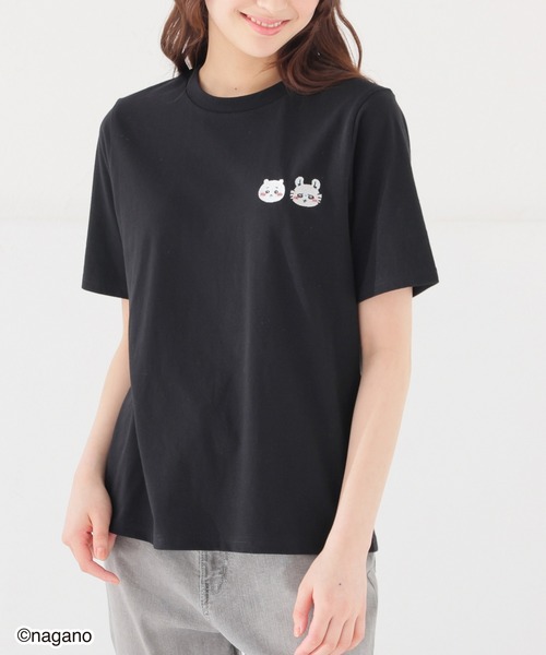 Honeys（ハニーズ）の「ちいかわ／Ｔシャツ（Tシャツ/カットソー・キッズ・ブラック/杢グレー/ネイビー・150cm/L/M/S）」の5枚目の写真