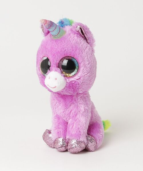 タイ【TY】 - ロゼット ぬいぐるみ【BEANIE BOOS GUMBALL PURPLE 36328