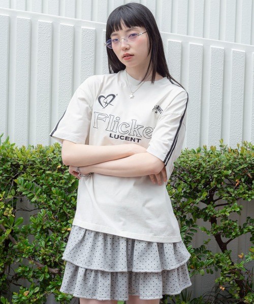 WEGO（ウィゴー）の「WEGO/【26年春夏新作】スリーブラインロゴBIG T（Tシャツ/カットソー・メンズ・ネイビー/オフホワイト/ブラック・LARGE/MEDIUM）」の11枚目の写真
