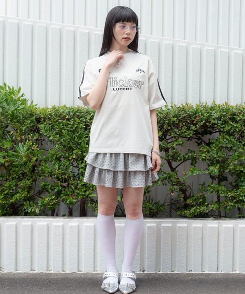 WEGO（ウィゴー）の「WEGO/【26年春夏新作】スリーブラインロゴBIG T（Tシャツ/カットソー・メンズ・ネイビー/オフホワイト/ブラック・LARGE/MEDIUM）」の13枚目の写真