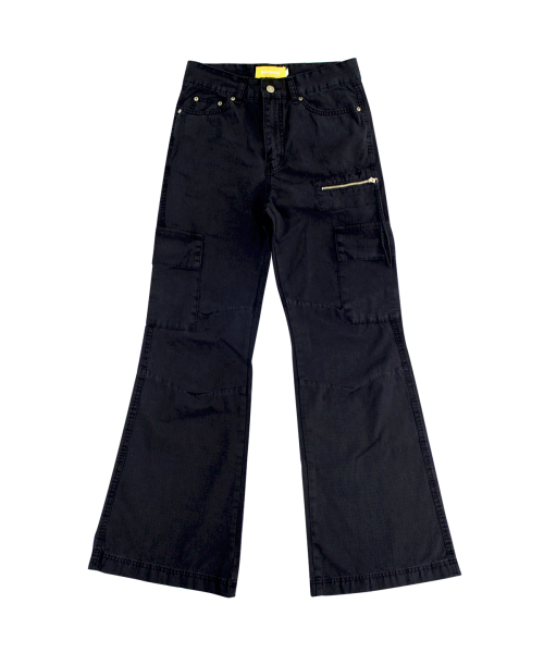 MAINBOOTH(メインブース)の「Cargo Bootcut Pants(BLACK)(その他パンツ・レディース・その他・1/2/3/0)」の3枚目の写真