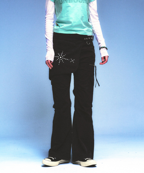 MAINBOOTH(メインブース)の「Cargo Bootcut Pants(BLACK)(その他パンツ・レディース・その他・1/2/3/0)」の14枚目の写真