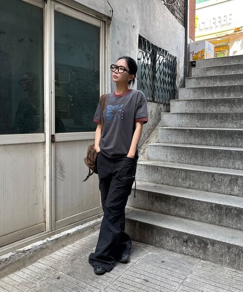 MAINBOOTH(メインブース)の「Cargo Bootcut Pants(BLACK)(その他パンツ・レディース・その他・1/2/3/0)」の21枚目の写真