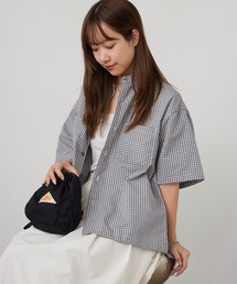 ROOPTOKYO | ショートレングスチェックシャツ 2026年春夏春服 夏服(シャツ/ブラウス)