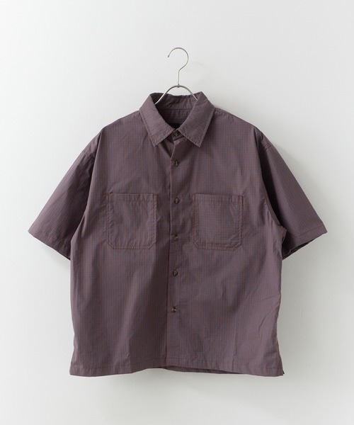 ROOPTOKYO（ループトウキョウ）の「ショートレングスチェックシャツ 2026年春夏（シャツ/ブラウス・メンズ・ホワイト系その他/ブラウン系その他/ブルー系その他・M/L）」の3枚目の写真