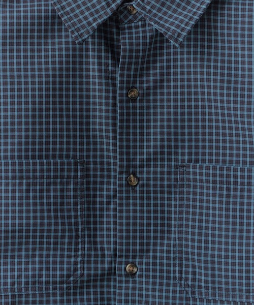 ROOPTOKYO（ループトウキョウ）の「ショートレングスチェックシャツ 2026年春夏（シャツ/ブラウス・メンズ・ホワイト系その他/ブラウン系その他/ブルー系その他・M/L）」の5枚目の写真