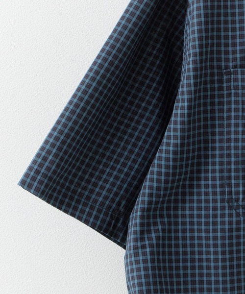 ROOPTOKYO（ループトウキョウ）の「ショートレングスチェックシャツ 2026年春夏（シャツ/ブラウス・メンズ・ホワイト系その他/ブラウン系その他/ブルー系その他・M/L）」の7枚目の写真