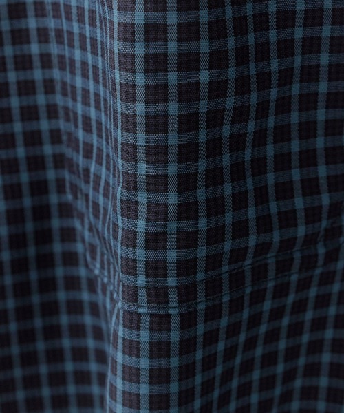 ROOPTOKYO（ループトウキョウ）の「ショートレングスチェックシャツ 2026年春夏（シャツ/ブラウス・メンズ・ホワイト系その他/ブラウン系その他/ブルー系その他・M/L）」の9枚目の写真