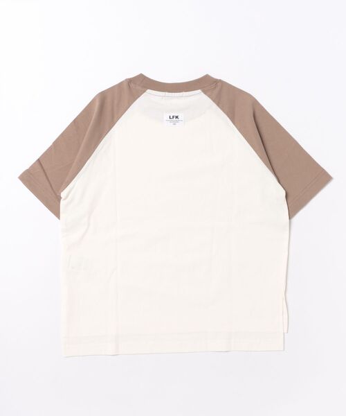 LOWRYS FARM（ローリーズファーム）の「【Smart Price】ラグランＴ　660143（Tシャツ/カットソー・キッズ・アイボリー/ライトブルー/ブラウン・150cm/110cm/130cm/FREE）」の14枚目の写真