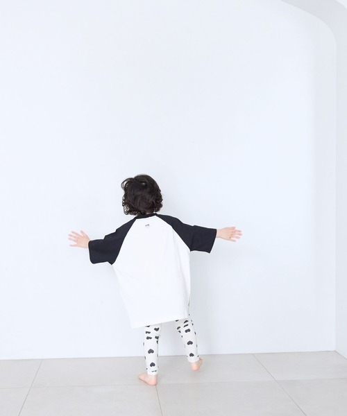 LOWRYS FARM（ローリーズファーム）の「【Smart Price】ラグランＴ　660143（Tシャツ/カットソー・キッズ・アイボリー/ライトブルー/ブラウン・150cm/110cm/130cm/FREE）」の10枚目の写真