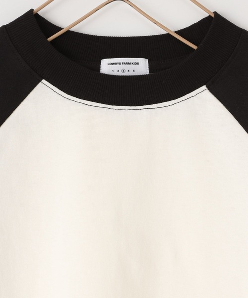 LOWRYS FARM（ローリーズファーム）の「【Smart Price】ラグランＴ　660143（Tシャツ/カットソー・キッズ・アイボリー/ライトブルー/ブラウン・150cm/110cm/130cm/FREE）」の22枚目の写真