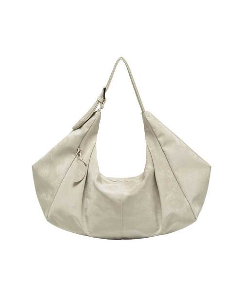 mur(ミュール)の「Romi hobo bag(7color)(ショルダーバッグ・レディース・シルバー/ブルー/ブラック/Cream/ライトグレー/ダークブラウン/ピンク・FREE)」の2枚目の写真