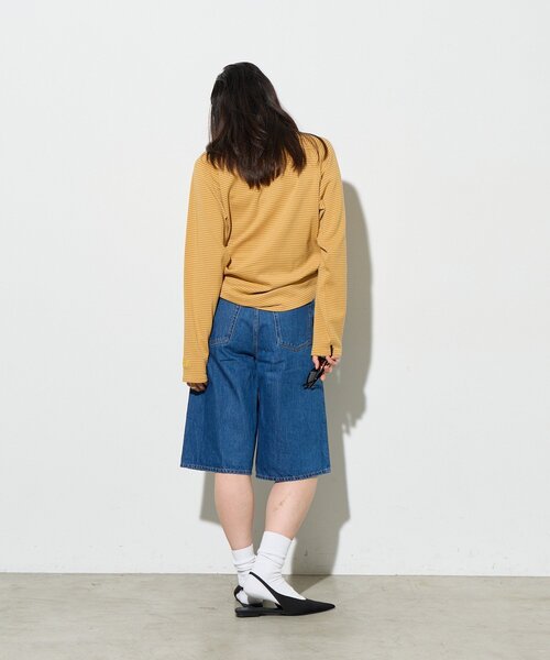 B-DAY STORE（ビーデイストア）の「【B-DAY STORE】ボーダーカットソー　ロンT（Tシャツ/カットソー・レディース・ピンク/イエロー・0）」の14枚目の写真