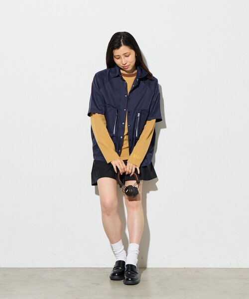 B-DAY STORE（ビーデイストア）の「【B-DAY STORE】ボーダーカットソー　ロンT（Tシャツ/カットソー・レディース・ピンク/イエロー・0）」の18枚目の写真