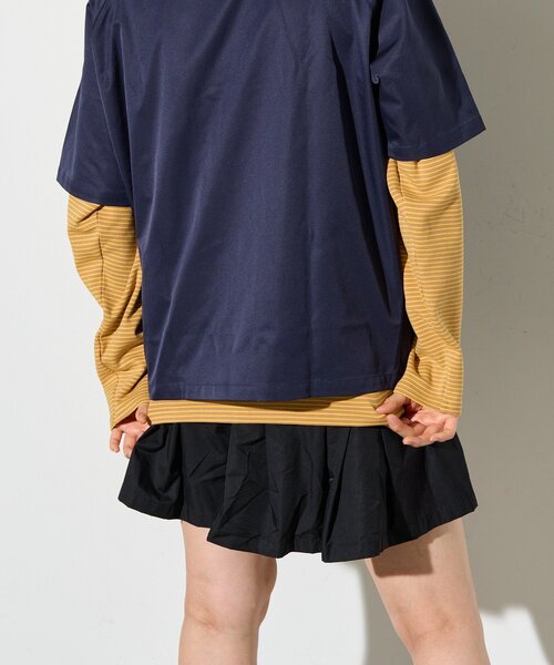 B-DAY STORE（ビーデイストア）の「【B-DAY STORE】ボーダーカットソー　ロンT（Tシャツ/カットソー・レディース・ピンク/イエロー・0）」の20枚目の写真
