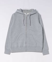 TRUSS(トラス)　　12.4oz ヘビーウェイト フルジップパーカー メンズ 厚手 裏起毛 (HSZ-137)