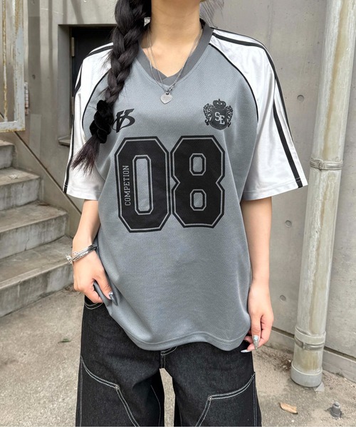 トップス tean セール】ナンバリングユニフォームTEE（Tシャツ/カットソー）｜sedacle