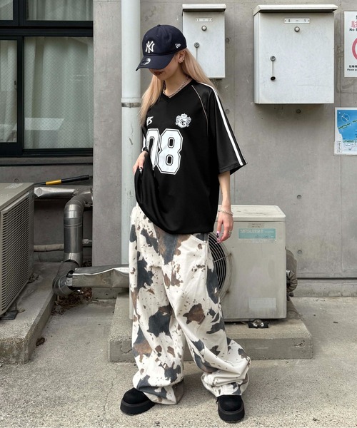 sedacle(セダクル)の「ナンバリングユニフォームTEE(Tシャツ/カットソー・メンズ・グレー/ブラック・LARGE/MEDIUM/SMALL)」の22枚目の写真