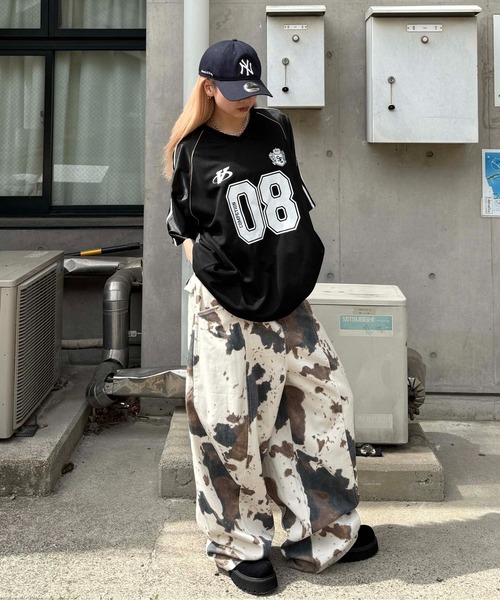 sedacle(セダクル)の「ナンバリングユニフォームTEE(Tシャツ/カットソー・メンズ・グレー/ブラック・LARGE/MEDIUM/SMALL)」の5枚目の写真