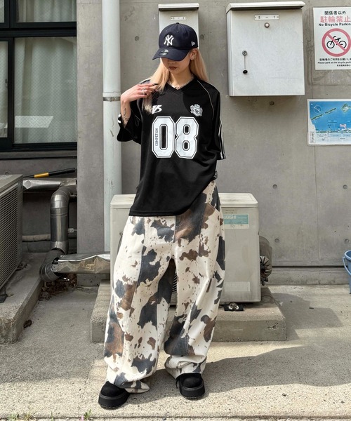 sedacle(セダクル)の「ナンバリングユニフォームTEE(Tシャツ/カットソー・メンズ・グレー/ブラック・LARGE/MEDIUM/SMALL)」の21枚目の写真