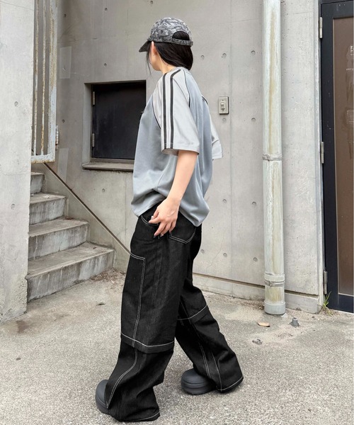 sedacle(セダクル)の「ナンバリングユニフォームTEE(Tシャツ/カットソー・メンズ・グレー/ブラック・LARGE/MEDIUM/SMALL)」の11枚目の写真