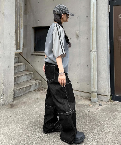sedacle(セダクル)の「ナンバリングユニフォームTEE(Tシャツ/カットソー・メンズ・グレー/ブラック・LARGE/MEDIUM/SMALL)」の13枚目の写真