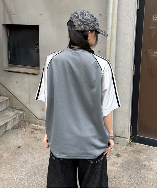 sedacle(セダクル)の「ナンバリングユニフォームTEE(Tシャツ/カットソー・メンズ・グレー/ブラック・LARGE/MEDIUM/SMALL)」の8枚目の写真