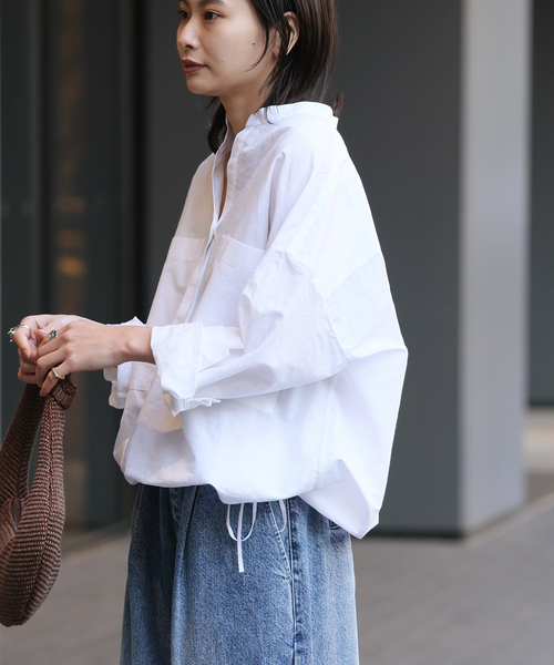 JOURNAL STANDARD(ジャーナルスタンダード)の「《WEB限定追加3》ハードマンズリネンコットンスキッパーシャツ(シャツ/ブラウス・レディース・ホワイト・FREE)」の17枚目の写真