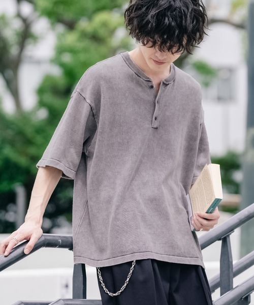 Parts Lab.】Basic Cotton Linen Knit PO / ベーシックコットンリネン