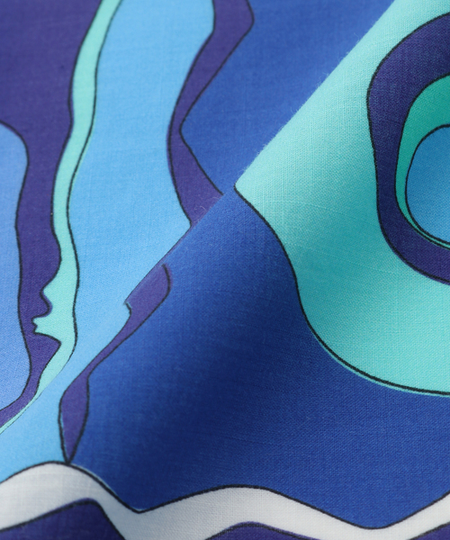 JOURNAL STANDARD（ジャーナルスタンダード）の「EMILIO PUCCI / エミリオプッチ FOULARD 52X52 COTONE - COTO（バンダナ/スカーフ・メンズ・ライトブルー・FREE）」の5枚目の写真