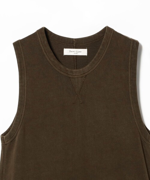 Demi-Luxe BEAMS(デミルクス ビームス)の「【7/31値下げ】ピグメント ダイ ワンピース(ワンピース・レディース・ブラウン/ホワイト・36/38)」の13枚目の写真