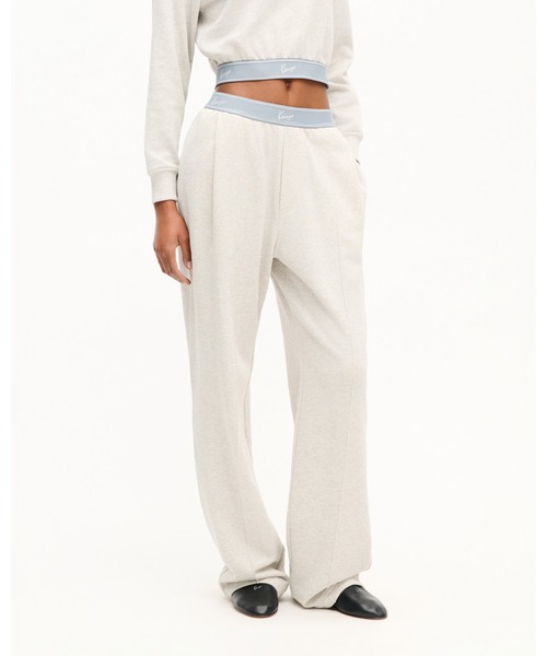 KENZO(ケンゾー)の「'KENZO Signature' エラスティック パンツ イン コットン(その他パンツ・レディース・グレー系その他・SMALL/X-SMALL)」の1枚目の写真