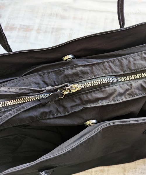 Dalfwin（ダールフィン）の「韓国ファッション ナイロントートバッグ（トートバッグ・レディース・ブラック・ONE SIZE）」の12枚目の写真