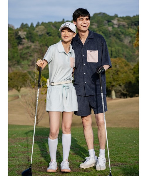 IRISHMAN（アイリッシュマン）の「RELAX AIR PILE SHORTS（MENS（その他パンツ・メンズ・アイボリー/ネイビー・L/M）」の21枚目の写真
