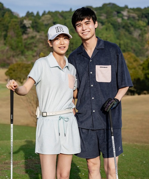 IRISHMAN（アイリッシュマン）の「RELAX AIR PILE SHORTS（MENS（その他パンツ・メンズ・アイボリー/ネイビー・L/M）」の12枚目の写真