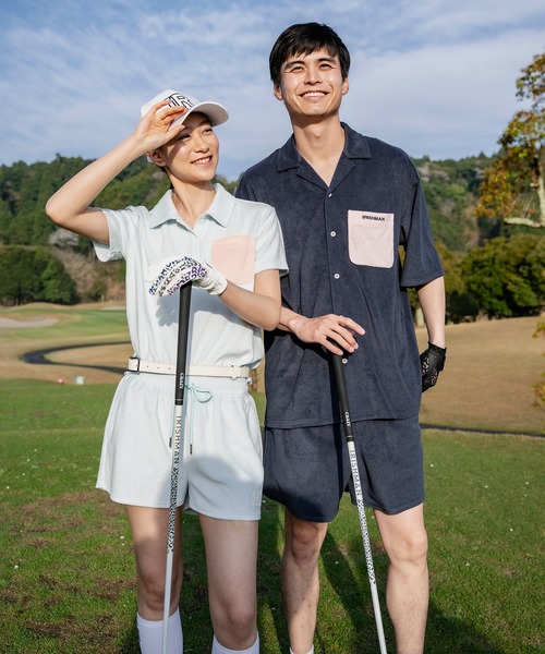 IRISHMAN（アイリッシュマン）の「RELAX AIR PILE SHORTS（MENS（その他パンツ・メンズ・アイボリー/ネイビー・L/M）」の13枚目の写真