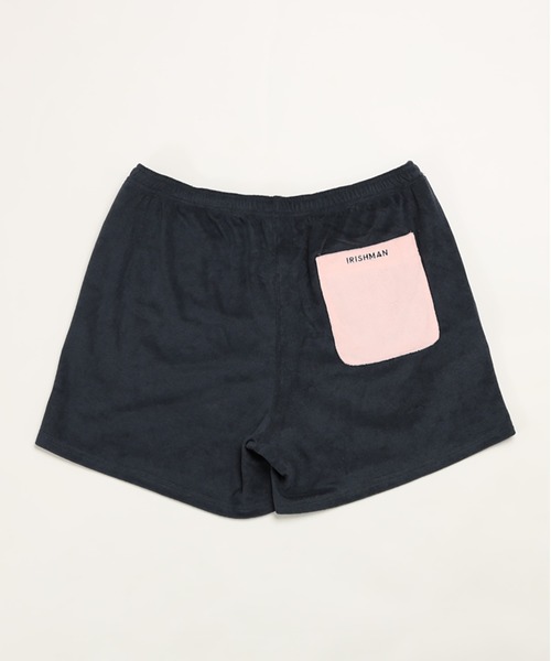 IRISHMAN（アイリッシュマン）の「RELAX AIR PILE SHORTS（MENS（その他パンツ・メンズ・アイボリー/ネイビー・L/M）」の8枚目の写真