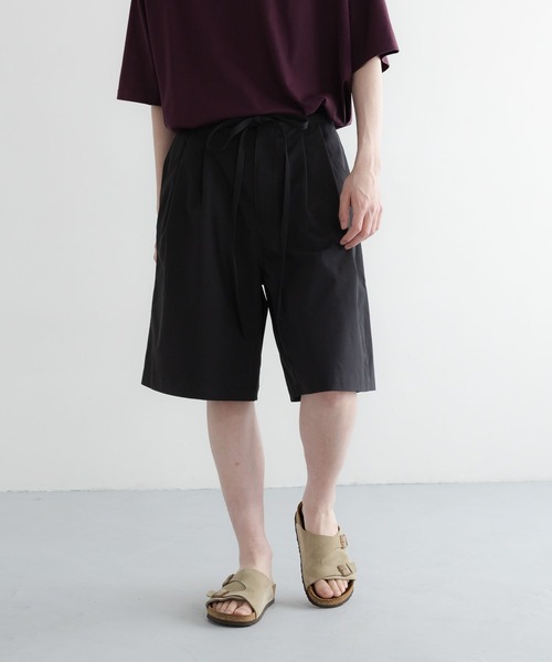 LOWRYS FARM(ローリーズファーム)の「UVケア機能付【LFM(U)】2タックバルーンハーフパンツ 768991(その他パンツ・メンズ・ブラック/ブラウン/グレー・MEDIUM/LARGE)」の6枚目の写真