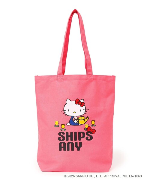 Hello Kitty × SHIPS any: ハローキティ プリント トートバッグ