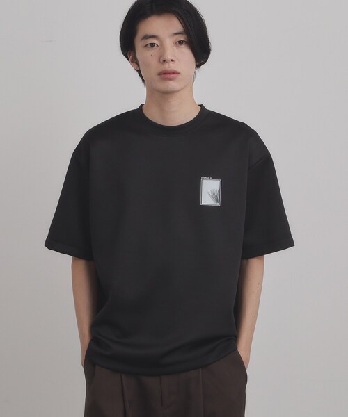 tk.TAKEO KIKUCHI（ティーケータケオキクチ）の「バックブルームTシャツ（Tシャツ/カットソー・メンズ・ブルーグリーン/ブラック/ホワイト・03/02）」の2枚目の写真