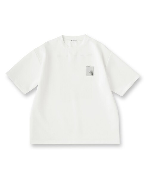 tk.TAKEO KIKUCHI（ティーケータケオキクチ）の「バックブルームTシャツ（Tシャツ/カットソー・メンズ・ブルーグリーン/ブラック/ホワイト・03/02）」の4枚目の写真
