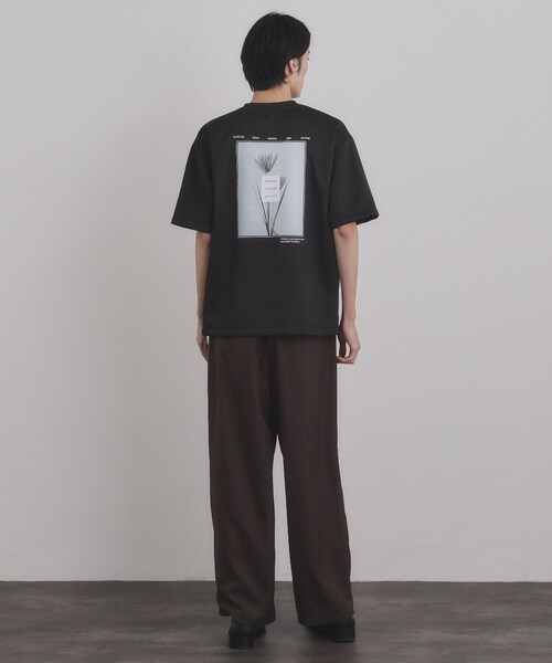 tk.TAKEO KIKUCHI（ティーケータケオキクチ）の「バックブルームTシャツ（Tシャツ/カットソー・メンズ・ブルーグリーン/ブラック/ホワイト・03/02）」の11枚目の写真