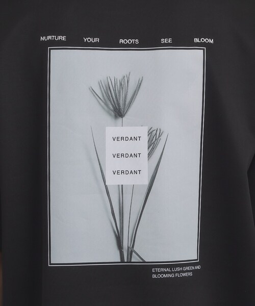tk.TAKEO KIKUCHI（ティーケータケオキクチ）の「バックブルームTシャツ（Tシャツ/カットソー・メンズ・ブルーグリーン/ブラック/ホワイト・03/02）」の12枚目の写真
