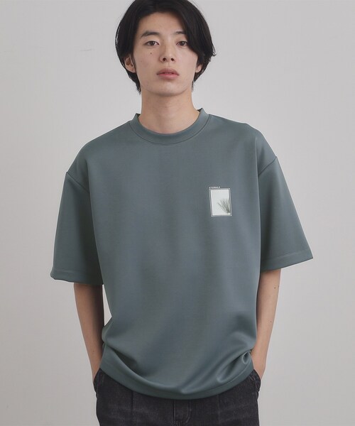tk.TAKEO KIKUCHI（ティーケータケオキクチ）の「バックブルームTシャツ（Tシャツ/カットソー・メンズ・ブルーグリーン/ブラック/ホワイト・03/02）」の13枚目の写真