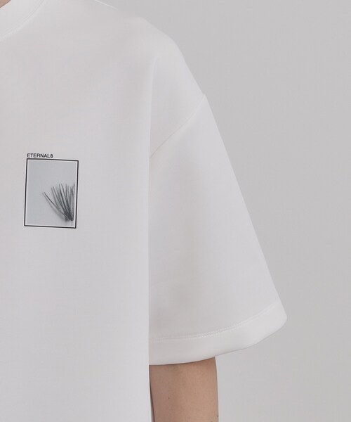 tk.TAKEO KIKUCHI（ティーケータケオキクチ）の「バックブルームTシャツ（Tシャツ/カットソー・メンズ・ブルーグリーン/ブラック/ホワイト・03/02）」の21枚目の写真